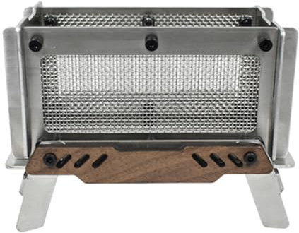 Wooswen Outdoor Camping Incense Burner Mini Wood Stove Aromatherapy Holder Stainless Steel Charcoal Stove for Home Desk Easy Install