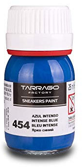 Tarrago |Sneakers Paint 25 ml | Farbe für Sneakers | Für Glattleder, Kunstleder und Leinwand | Intensives Blau (454), Intensives Blau (454), 25 ml
