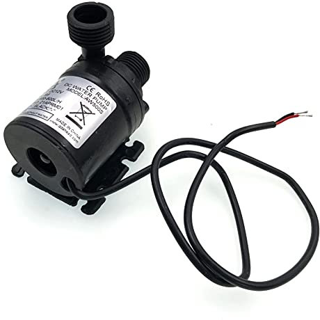 JZK DC 12V Pompa sommergibile senza spazzole 800L/H 5M Micro piccola pompa acqua per laghetto/fontana/piscina/acquario Sistema di circolazione acqua, sistema di circolazione solare