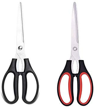Kitchen Scissors,Kitchen Shears Heavy Duty Kitchen Shears 9 Inch Safe Come Apart Food Multipurpose Stainless Steel