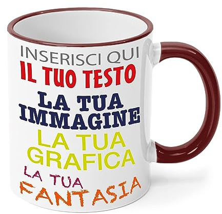 Gruppo Veneziano - tazza in ceramica personalizzata - personalizza la tua tazza con testi , loghi , grafiche , immagini e tanto altro - ideale per regalo e altro - 100% Made in Italy.