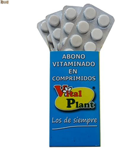 BricoLoco.com Abono vitaminado en comprimidos concentrado. Pack 50 Pastillas fertilizantes NPK para plantas y árboles. Enraizante. Mucho más seguro, fácil y limpio que líquido. (50)
