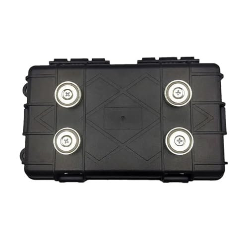 Magnetischer Schlüsselkasten Schlüsselhalter Magnetbox Outdoor Mehrzweck-Schlüsselversteck Tragbarer Schlüsselkasten Drinnen und draußen Wasserdichter Versteck Schlüssel Autowerkzeuge Schlüsselsafe