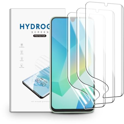 nvskvd Pellicola Protettiva Idrogel per Samsung Galaxy A16 /A26, 3 Pezzi Pellicola Protettiva TPU per Trasparente HD Morbida Display ID Impronte Digitali(Non Vetro Temperato)