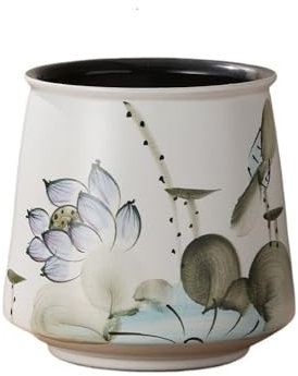 XXAD553TY Pots de Fleurs Pot de Fleurs rétro Chinois dessiné à la Main, Grand diamètre, for orchidées, jardinière Jardinieres Exterieur