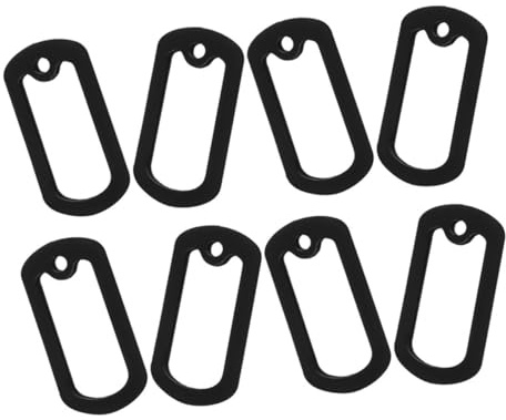 Garneck 8 Stück Teiliges Silikon Dog Tag Schutzhüllen Geräuschreduzierende Langlebige Hundemarken Hüllen Leichte Wiederverwendbare Id Tag Silencers für Hunde und Katzen