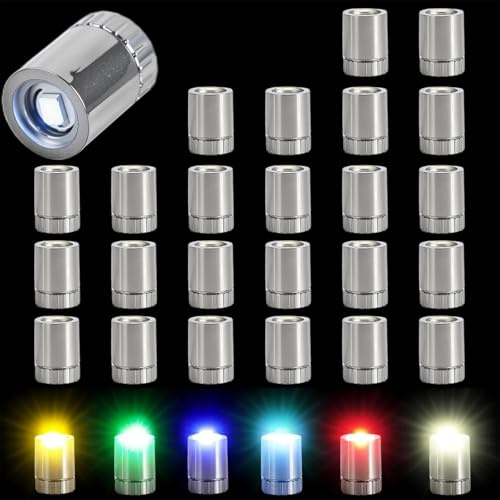 Kaleora 30 Stück Mini LED Lichter für Puppenhaus, Miniatur Lichter mit Batteriebetriebene, LED Licht für Puppenhaus, DIY Projekte, Laternen, Luftballons, Weihnachtsbaum, Bunt, Langsam Blinkend