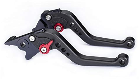 Hopider Short Brake Clutch Levers Compatible with GROM MSX125 2014-2019, CBR250R 2011-2013, CBR300R/CB300F/FA 2014-2019, CB400F/CB400R 2013-2015, CBR500R/CB500F/X 2013-2019, Monkey 125 2018-2019,Black