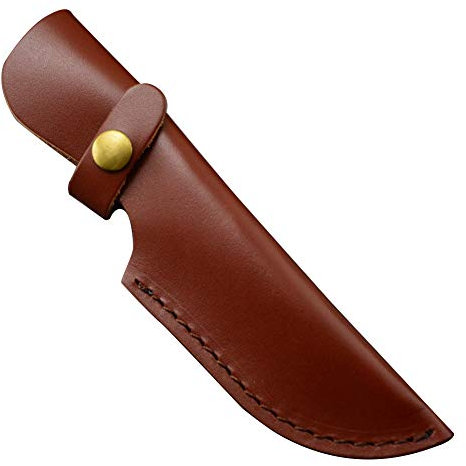 BETTERLE Leder Messer Scheide Chef Knife Guard Jagdmesser Ärmel Feste Klinge Messer Scheiden Knife Sheath - Geeignet für 10 cm Klinge