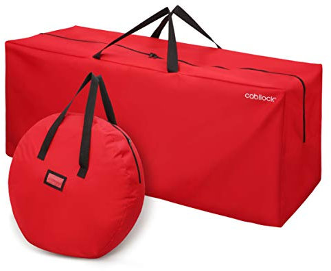 2PCS Weihnachtsbaum Aufbewahrungtasche Künstlicher Weihnachtsbaum Aufbewahrungstasche: Aufbewahrungstasche für Weihnachtsbaum Praktisch zur Aufbewahrung von Weihnachtsbäumen