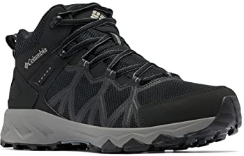 Columbia Peakfreak II Mid Outdry WP wasserdichte Wanderstiefel für Herren, Schwarz (Black x Titanium II), 44 EU