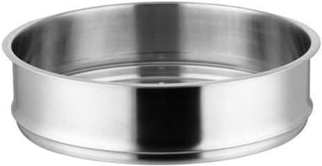 DOITOOL Inserto de Cesta de Vapor de Acero Inoxidable: Cesta de Vapor China Olla de Alimentos Estante al Vapor 28cm para Verduras Carne Bola de Masa Bao Bun Dim Sum Mariscos