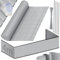 KESSER® Estera de Privacidad PVC Valla Protectora Balcón | Resistente a la Intemperie | 100 x 400 cm | Lamas reforzadas | Revestimiento del balcón Incluye Abrazaderas y Cubierta Gris claro