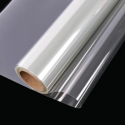 TSKDKIT Pellicola Protettiva Trasparente per Mobili, Pellicola Protettiva Elettrostatica Trasparente, Protezione Antispruzzo Polyvinylchloride, 60 x 500 cm per Pareti, Tovaglia, Mobili, DIY decor
