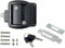 Lepoint Travel Trailer Entry RV Door Lock with Paddle Deadbolt,Zinc Alloy Security Kit for Camper Horse Trailer Cargo Hauler,Black Camper Door Latch Handle with Keys RV Door Lock Replacement-986