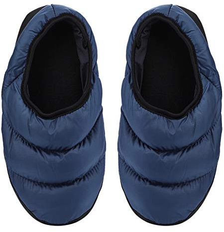 Pantofole invernali spesse imbottite in piuma per uomo donna scarpe termiche basse per interni invernali calde accoglienti pantofole antiscivolo per camera da letto soggiorno giardino, Blu, 40/41 EU