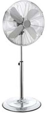 1PEZZO VENTILATORE A PIANTANA IN ACCIAIO CROMATO CM.40