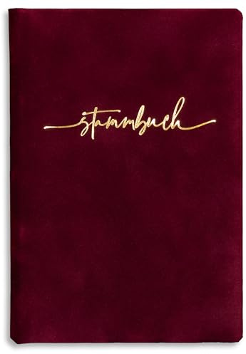 Stammbuch Ecri Bordeaux Gold Samt Familienstammbuch Standesamt Hochzeit