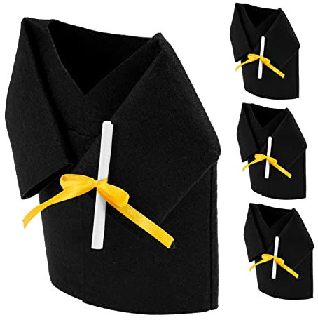 TOYANDONA 4pezzi Coperte Per Bottiglie Mini Accademico Decorazioni Per Cover Per Bottiglie Per e Celebrazioni Festive