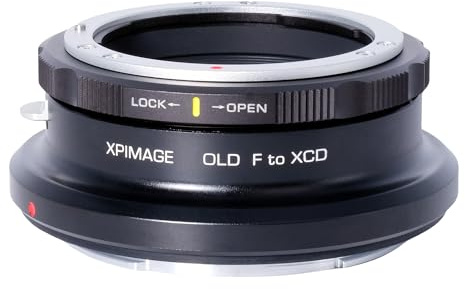 XPIMAGE Bague d'adaptation pour Monture d'objectif Compatible avec l'objectif Nikon F Vintage et l'appareil Photo Hasselblad X System XCD X1D X2D