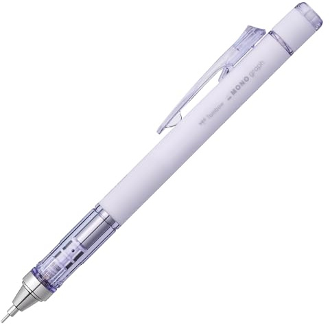Tombow Druckbleistift MONO graph 05 matt lila, 0,5 mm Strichtstärke, HB, integrierter nachfüllbarer Radiergummi [SH-MG92]