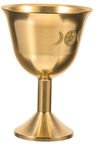 CIYODO Coppa Di Rame Per Offerte Coppa d Acqua Sacra Contenitore Per Acqua Santa Tazza Decorativa Per Altare Realizzata in Robusto Rame Durevole e Anti-invecchiamento Per Uso Domestico Te