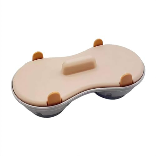 Microwave Oven Egg Poacher, 2 Grid Silicone Egg Cooker, Poached Egg Cup for Boiled Eggs Duck Eggs Kitchen Cooking Gadgets