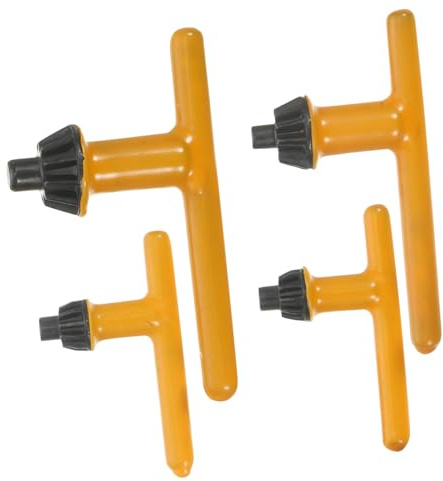 FIXOSHEE 4 pezzi Chiave Mandrino Trapano in Acciaio Resistente Compatibile con Supporti Sostituzione Rapida e Durevole per Trapani Elettrici