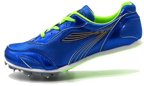 Zeihyeurus Zapatillas Clavos Atletismo,Zapatillas Unisex para Correr Profesionales,Zapatillas De Salto Ligeras Y Transpirables,7 Clavos,para Salto De Altura,Salto De Longitud
