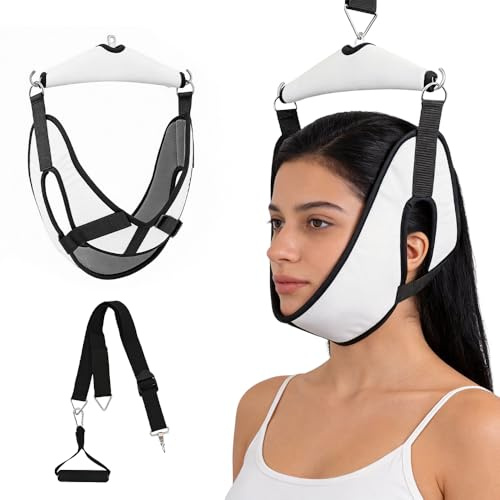 Wxeadu Neck Stretcher, Cervical Neck Traction Device, Neck Stretcher for Neck Pain, Over The Door Neck Traction Device for Home Use, Neck Tension Relief for Neck Shoulder Pain Brace Relief