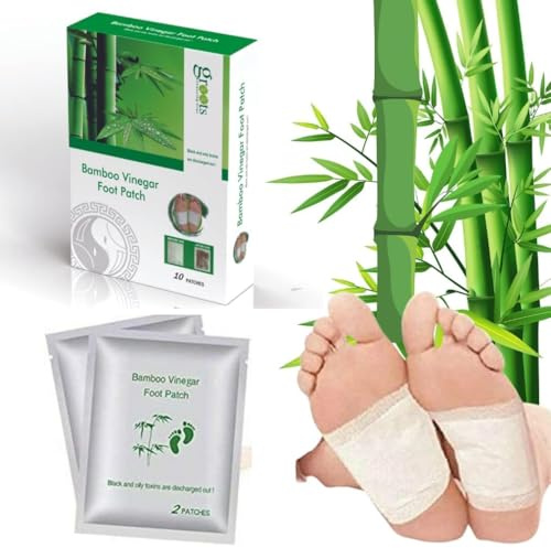 Premium Foot Patch Detox Foot Patches Cleansing Toxin Remover Foot Pads Pain Relief Stress Relief Sleep Patch for Detoxification for Men and Women (1 Box = 10 Patches) (Pack of 1)