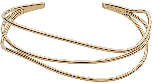 Skagen Edelstahlarmband für Damen, 61 mm x 49,5 mm Innenlänge