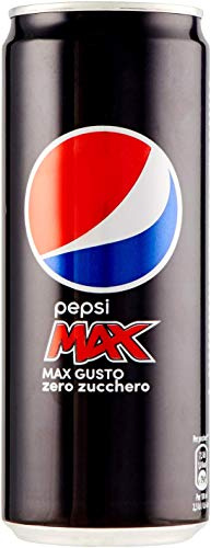 Pepsi Cola Max, Lot de 72 canettes de boisson gazeuse, zéro sucre, sans sucre, 330 ml