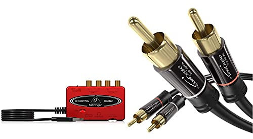 Behringer U-Control UCA222 USB-Audio-Interface mit 2 EIN-/2 Ausgängen und extrem niedriger Latenz und digitalem Ausgang
