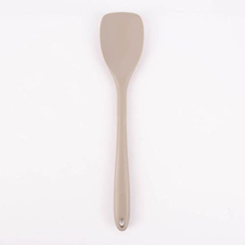 Kochblume Flexlöffel L | Premium-Silikon & BPA frei| Hitzebeständig | Spülmaschinenfest | 30cm | Farbe: taupe
