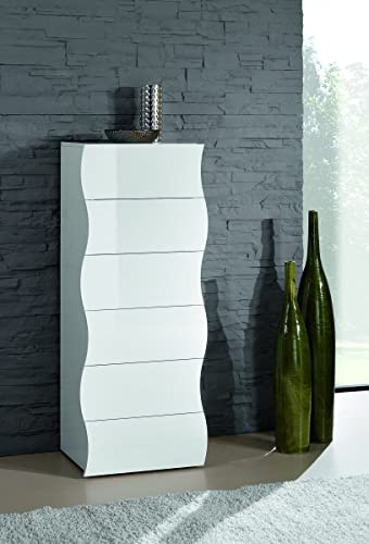 möbelando Kommode Standschrank Hochkommode Schubladenkommode Beistellschrank Onda III