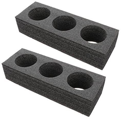 DOITOOL 2pcs Drink Caddy Portable Drink Carrier 3 Holes Cup Holder Coffee Cup Trays Take Out Rack Milk Tea Cup Carry Holder for Hot and Cold Drinks