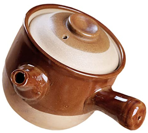 Veemoon Marmite Terre Cuite Petite Casserole Pot à Soupe Cocotte De Cuisine Ustensiles Pour Mijoter Des Soupes Bouillir Des Plantes