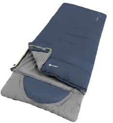 Outwell Contour Lux Deep Blue Schlafsack für Erwachsene, Unisex, 220 x 85 x 85 cm