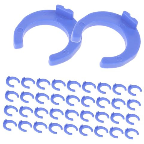 jojofuny 200pcs Water Filter Clips Fitting Purifier Clamps Plastic Locking Clip Kit for Water Purification