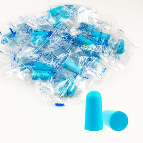 Foam Ear Plugs 20 Pairs Soft Earplugs 35dB Noise Cancelling Disposable Individually Packaged Earplug for Sleeping Travel Study Work Concerts Construction Site