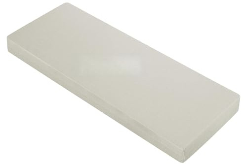OutStep Bankkissen aus Leinen, verstärkte, atmungsaktive Sitzkissen für den Innenbereich, hochdichte Bankauflage mit Rutschfester Unterseite (beige, 120x40x5 cm)