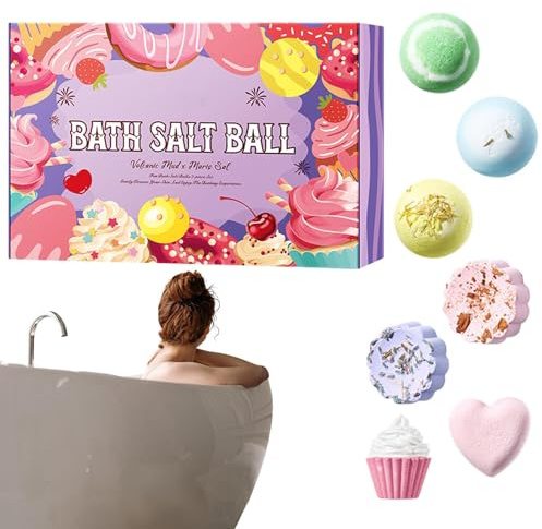 Sfere da bagno per donne – 7 pezzi per il relax delle donne – Sapone doccia idee regalo per donne e bambini compleanno Natale San Valentino festa della mamma – vasche da bagno spa Relaxu