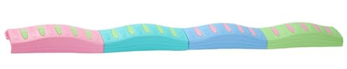 Poutre d'équilibre pour enfants, 4 pièces, poutre d'équilibre pour tout-petits, 4 couleurs, tremplins pour enfants, planche en plastique, tremplins antidérapants, jouet sensoriel, équipement de jeu i