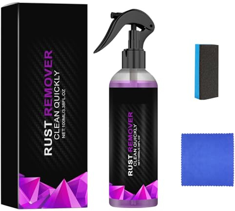 Limpiador de Óxido,Spray de Eliminación de Óxido,Quitaóxidos Automóvil,Spray Convertidor de Óxido,Professional Grade Car Rust & Iron Remover,100ml