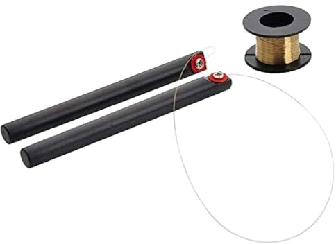 MMOBIEL Fil de Coupe Molybdène Or (Diamètre: 0.08mm, Taille: 100m) pour séparation d'écran LCD et vitre Tactile + Manches de Support