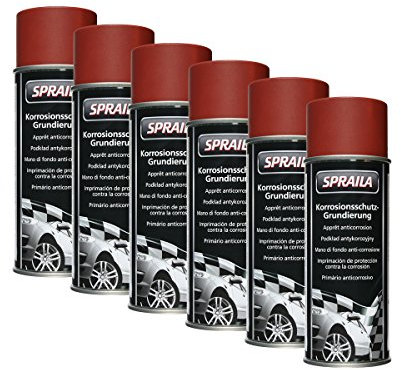Kwasny Grundierung Haftgrund Spray Korrosionsschutz 400Ml Auto Füller Filler 6X