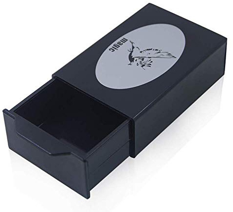 Enjoyer Magische Schubladenbox - Schwarze Ziehbox Zaubertrick erscheinen/verschwinden Bühnen-Illusionen Magic Gimmick Fun Magier Requisiten