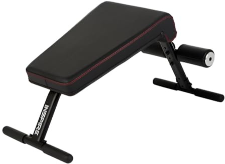 Inspire Fitness Mini-Crunch-Bank – robuste, kompakte Bauchmuskelbank für Rumpfmuskulatur und Rückenunterstützung