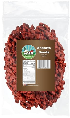 Whole Annatto Seeds, Semillas de Achiote, Bixa Orellana. 4 oz, 8 oz, and 1 lb. (1)